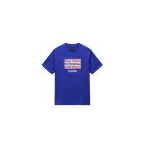 Napapijri - S-Drapeau SS - T-shirt - Blauw - Heren