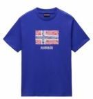 T-Shirt Napapijri Men S-Drapeau SS Royal Blue-XS