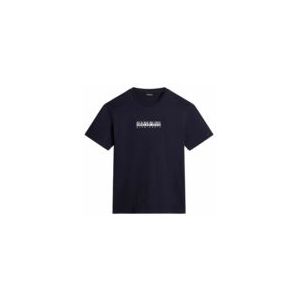 T-Shirt Napapijri Men S-Box 4 Blu Marine-XS