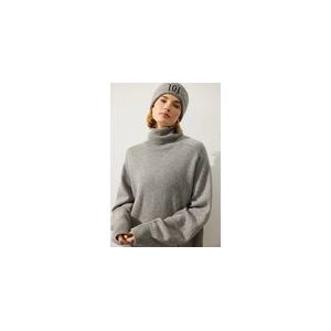 Pullover Deblon Women Juliette Turtleneck Grey Melange-S