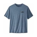 T Shirt Patagonia Men Cap Cool Daily Graphic Shirt 73 Skyline: Utility Blue X/Dye-L