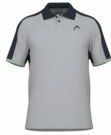 HEAD - Men Play Tech - Poloshirt - Grey Celery Green - Polyester