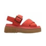 Clarks - Evamar Wish - Sandalen - Koraal - Suède
