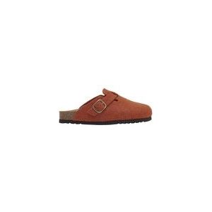 Klomp Scholl Women Fae New Felt Orange-Schoenmaat 37