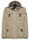 Peuterey - Aiptek NBE 03 Fur - Herenjas - Taupe - Gerecycled Nylon
