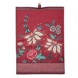 Theedoek Pip Studio Flower Festival Dark Pink 50 x 70 cm