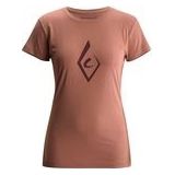 T-Shirt Black Diamond Women Ss Brushstroke Tee Petal-L