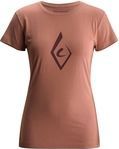 T-Shirt Black Diamond Women Ss Brushstroke Tee Petal-L