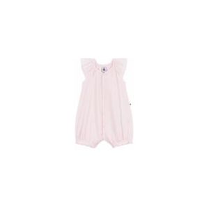 Petit Bateau - Short Playsuit Fleur - Babypakje - 12 maanden