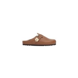 Klomp Scholl Women Grace Leather Cognac-Schoenmaat 38