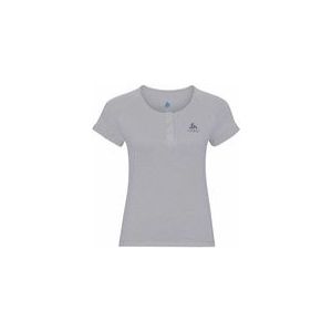 Fietsshirt Odlo Women T-Shirt S/S Crew Neck Element Grey Melange-L