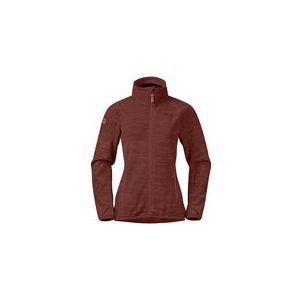 Vest Bergans Women Hareid Fleece NoHood Chianti Red-S