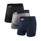 Saxx - Ultra Classic Boxershort - 3-Pack - Zwart - Hoogwaardig Materiaal