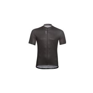 Fietsshirt Odlo Men S/U Collar S/S Full Zip Essential Odlo Graphite Grey Black-S