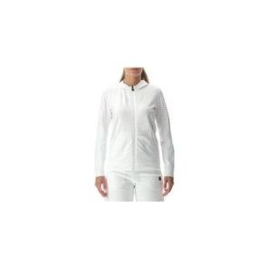 Vest UYN Women Run Fit OW Hooded Full Zip Lucent White