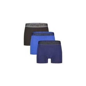 Boxershort Bamboo Basics Men Liam Black Blue Navy (3-Delig)-S