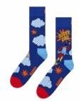 Happy Socks Flying Super Dad Blue-Schoenmaat 36 - 40