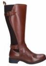 JJ Footwear - Redbourn - Dameslaars - Cognac - Kuitmaat XXL