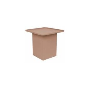 Bijzettafel White Label Living Sverre Square Rose Pink