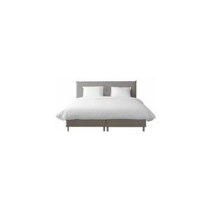 Boxspring Dozing Pescara Vlak Pocketvering Grijs-140 x 210 cm