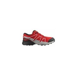 Trailrunning Schoen Salomon Kids Speedcross WP Flame Scarlet/Black/Lunar Rock-Schoenmaat 37