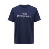 Peak Performance - Original Tee - T-Shirt - Blue Shadow Offwhite - 100% Katoen
