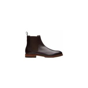 Enkellaars Clarks Men Craft James Top Dark Brown Leather-Schoenmaat 41