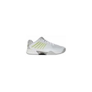 Tennisschoen K-Swiss Women Hypercourt Express 2 White Gray Violet Lime Green-Schoenmaat 38