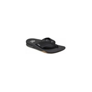 Slipper Reef Men Fanning Black Silver-Schoenmaat 35