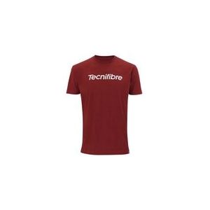 Tennisshirt Tecnifibre Men Team Cotton Cardinal-M