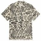 OAS - Aerosol - Blouse - Zwart/Beige - Viscose - Korte Mouwen