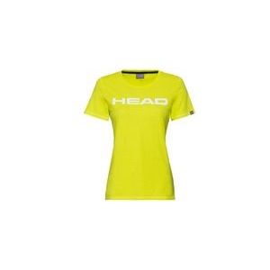 Tennisshirt HEAD Women Lucy Yellow White-XXL
