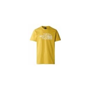 T-Shirt The North Face Men S/S Woodcut Dome Tee Yellow Silt-XL