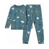 Liewood - Wilhelm Printed Pyjamas Set - Arctic Sea / Ocean View - Pyjama