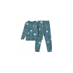 Liewood - Wilhelm Printed Pyjamas Set - Arctic Sea / Ocean View - Pyjama