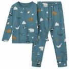 Liewood - Wilhelm Printed Pyjamas Set - Arctic Sea / Ocean View - Pyjama