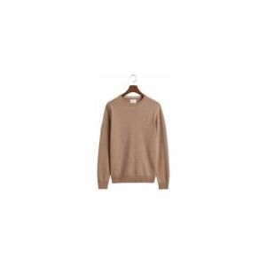 Gant Superfine Lambswool Trui Bruin Man