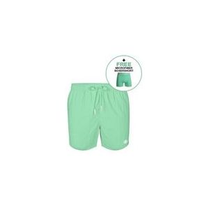 Zwembroek Muchachomalo Boys Solid Tealish Green-Maat 122 / 128