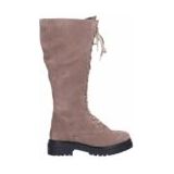 JJ Footwear - Redcar - Dameslaars - Taupe - Leer en Suède