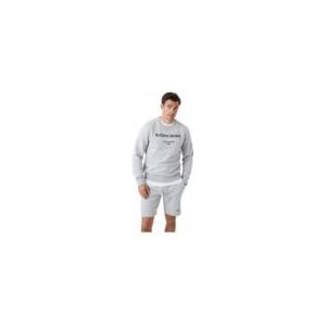 Trui Björn Borg Men Borg Logo Crew Light Grey Melange-L