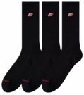 New Balance - Patch Logo Crew - Sokken - Zwart - 3 Pack