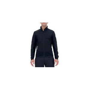 Ski Jas UYN Men Venture Softshell Full Zip Black Black Turquoise-XL