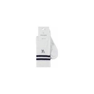 Vieux Jeu - Bo Socks - Tennissokken - Wit/Blauw - Unisex