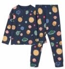 Pyjama Liewood Kids Wilhelm Printed Pyjamas Set Universe / Classic Navy-Maat 86 - 92