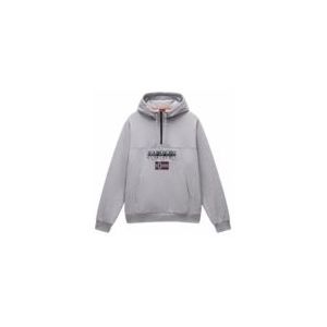 Napapijri - Burgee Half Zip Hoodie 2.0 - Grijs - Hoodie