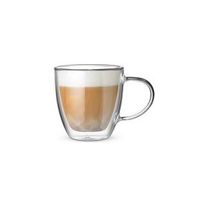 Bialetti Capri dubbelwandig koffie/theeglas - 160ml - 2 stuks