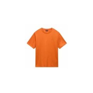 T-Shirt Napapijri Men S-Nedles SS Orange Pumpkin-XS