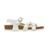 Sandaal Birkenstock Kids Kumba Birko-Flor BF Shiny Lizard White Narrow-Schoenmaat 34