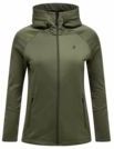 Peak Performance Womens Rider Essentials Zip Hood Fleecevest (Dames |olijfgroen)