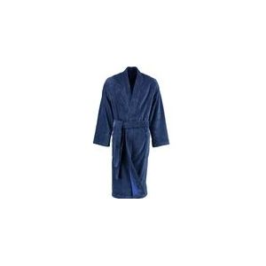 Badjas Cawö 800 Uni Kimono Men Donkerblauw-46 / 48